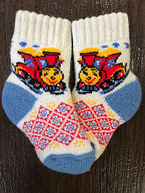 Шкарпетки дитячі з ангорової шерсті.