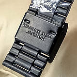 Сенсорний кварцовий (електронний) наручний годинник Casio A168 Touch Watch комбінованого кольору золото з чорним, фото 7