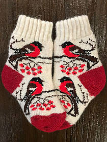 Шкарпетки дитячі з ангорової шерсті.