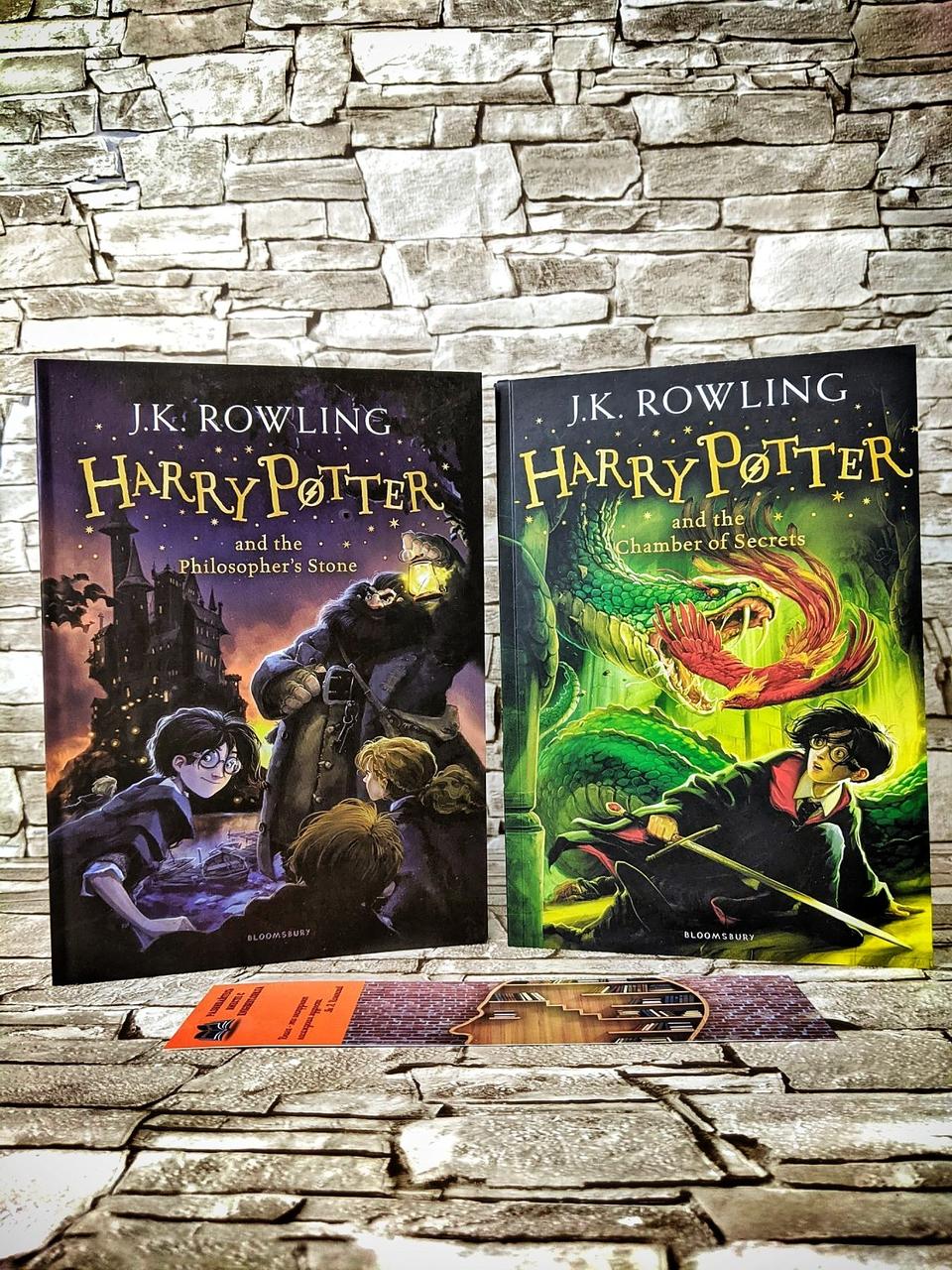 Набір книг Harry Potter and the philosopher's Stone & Harry Potter and the Chamber of Secrets на англ. мовою