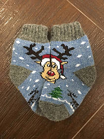 Шкарпетки дитячі з ангорової шерсті.