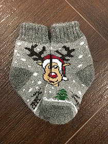 Шкарпетки дитячі з ангорової шерсті.