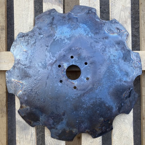 Диск дискової борони АГД, ромашка, 6 отворів, 10 пелюсток, сталь 65 Г, фото 1