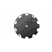 Диск дискової борони АГК (610мм) борований Велес-Агро БДК-01.412