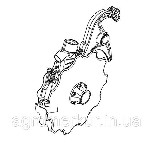 Стійка сошника в зборі A139447832 Kverneland