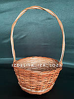 Подарунковий кошик із лози «Круг-презент»