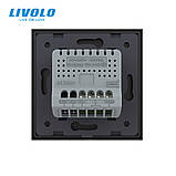 Розумний сенсорний прохідний диммер Livolo чорний ZigBee (VL-C7FC1SD1Z-2GBP), фото 3