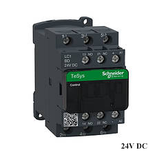 Контактори TeSys Серії D, 3-х полюсні, 9-150A (24V DC)