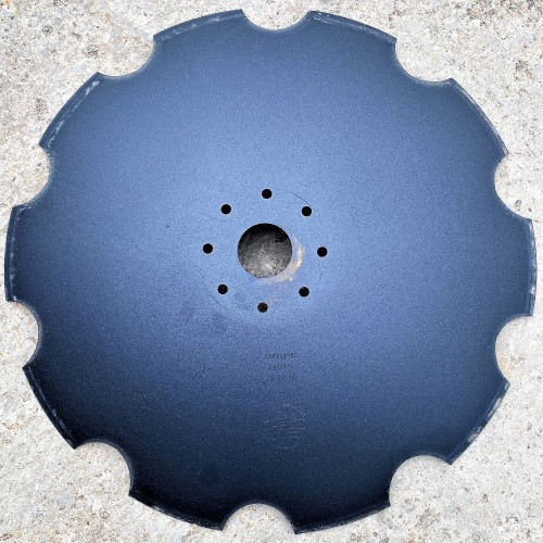 Диск борони ПД , АГ, УДА 660х6 мм 8 отворів ромашка 10 зубів борований, фото 1