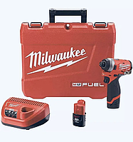 Компактный импульсный шуруповерт винтоверт Milwaukee M12 FUEL 2553-22