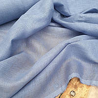 Лляна вуаль блакитно-синього кольору