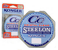 Волосінь KONGER STEELON CRISTAL CLEAR FLUOROCARBON COATED 100м (колір - прозорий)