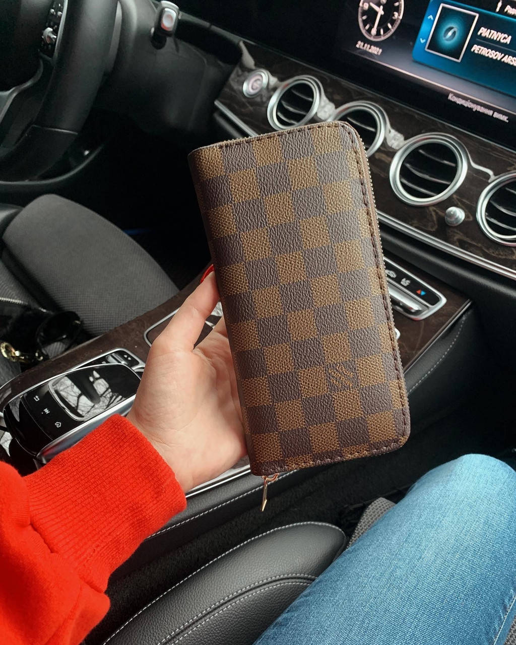 

Кошелек женский Луи Витон Louis Vuitton коричневый