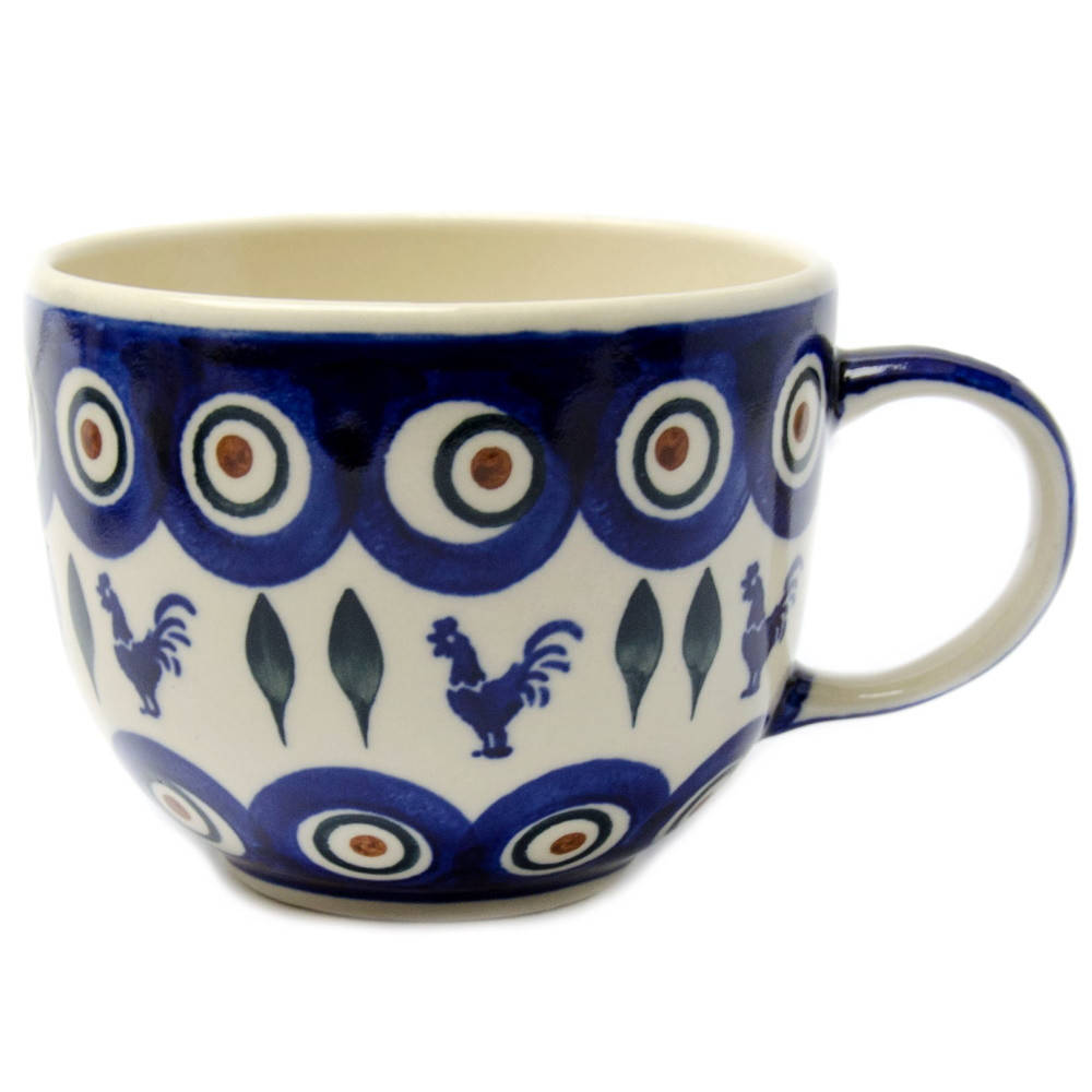 

Чашка керамическая 0,32л Джамбо Петушки, Синий