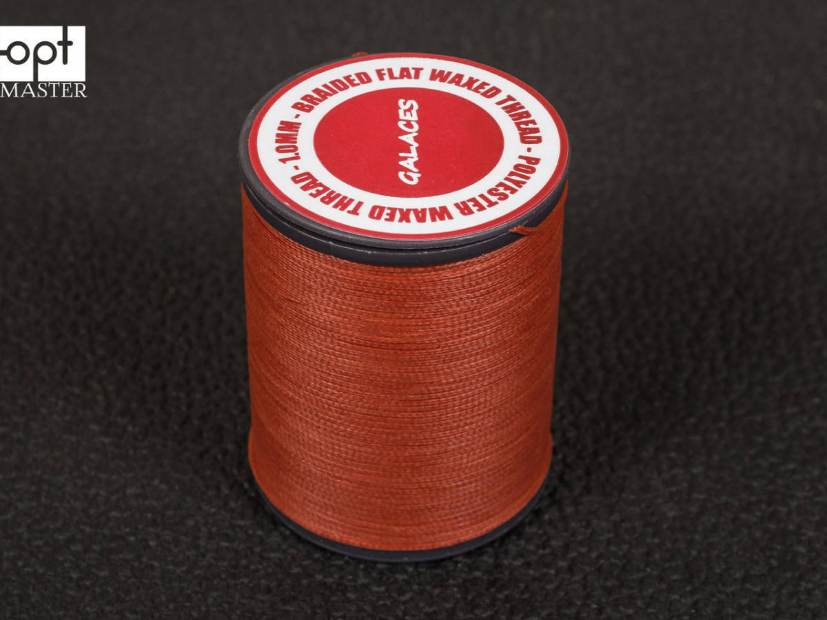 

Galaces 1.00мм темно-коралловый (S044) плоский шнур вощёный по коже