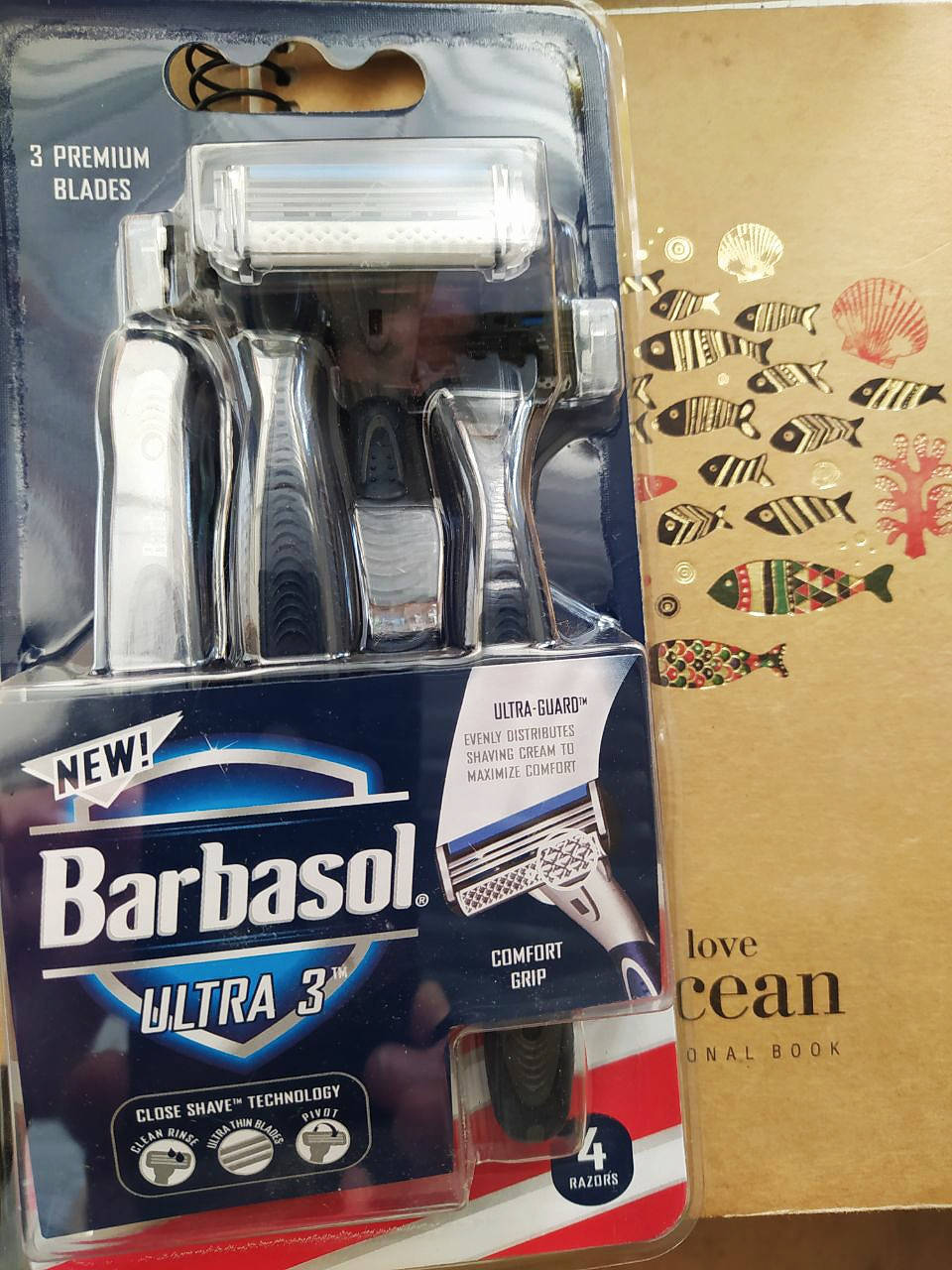 

Станок для бритья одноразовый Barbasol Ultra 3 premium disposable razor / Станки Барбасол поштучно