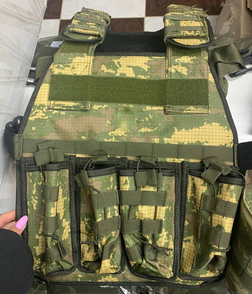 

Плитоноска хаки олива камуфляж пиксель Украина