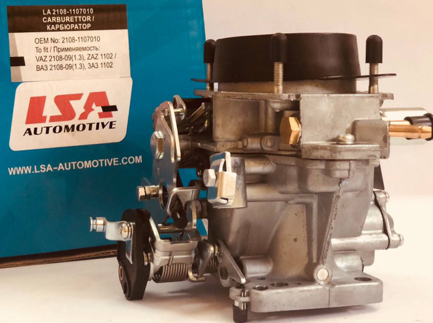 

Карбюратор LSA LA 2108-1107010 на ВАЗ 2108, ВАЗ 2109, ЗАЗ 1102 (1.3) типа Солекс