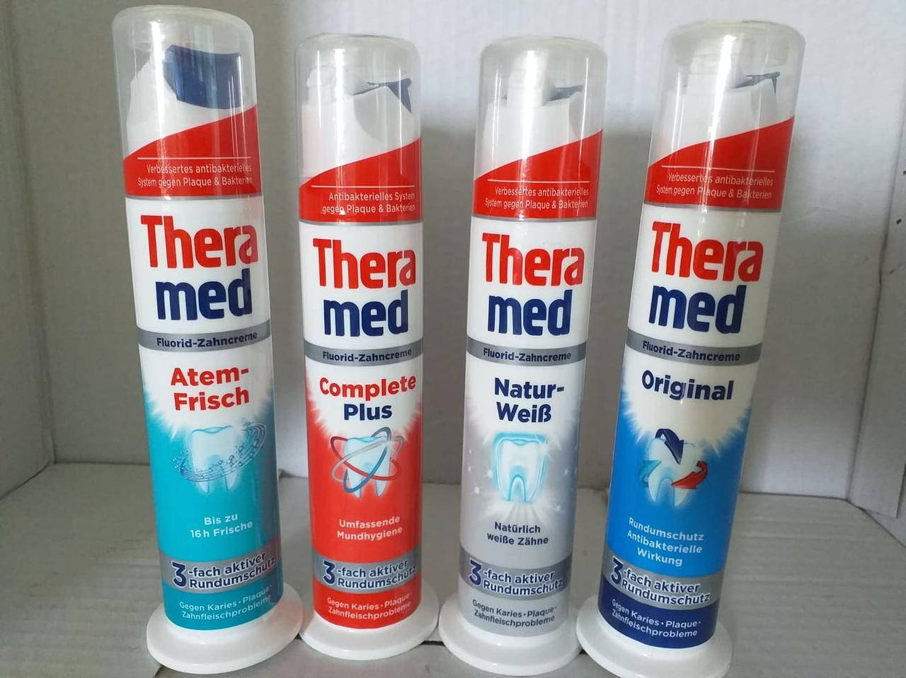 

Зубна паста Thera Med в тубі Терамед Atem Frisch ,Complete Plus,Natur Weib,Orid\ginal 100 ml