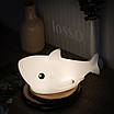 Нічник дитячий силіконовий Акула LOSSO LJC-153, фото 6
