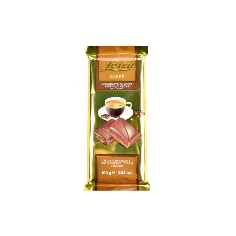 Шоколад Laica Milk Chocolate With Coffee Cream Filling