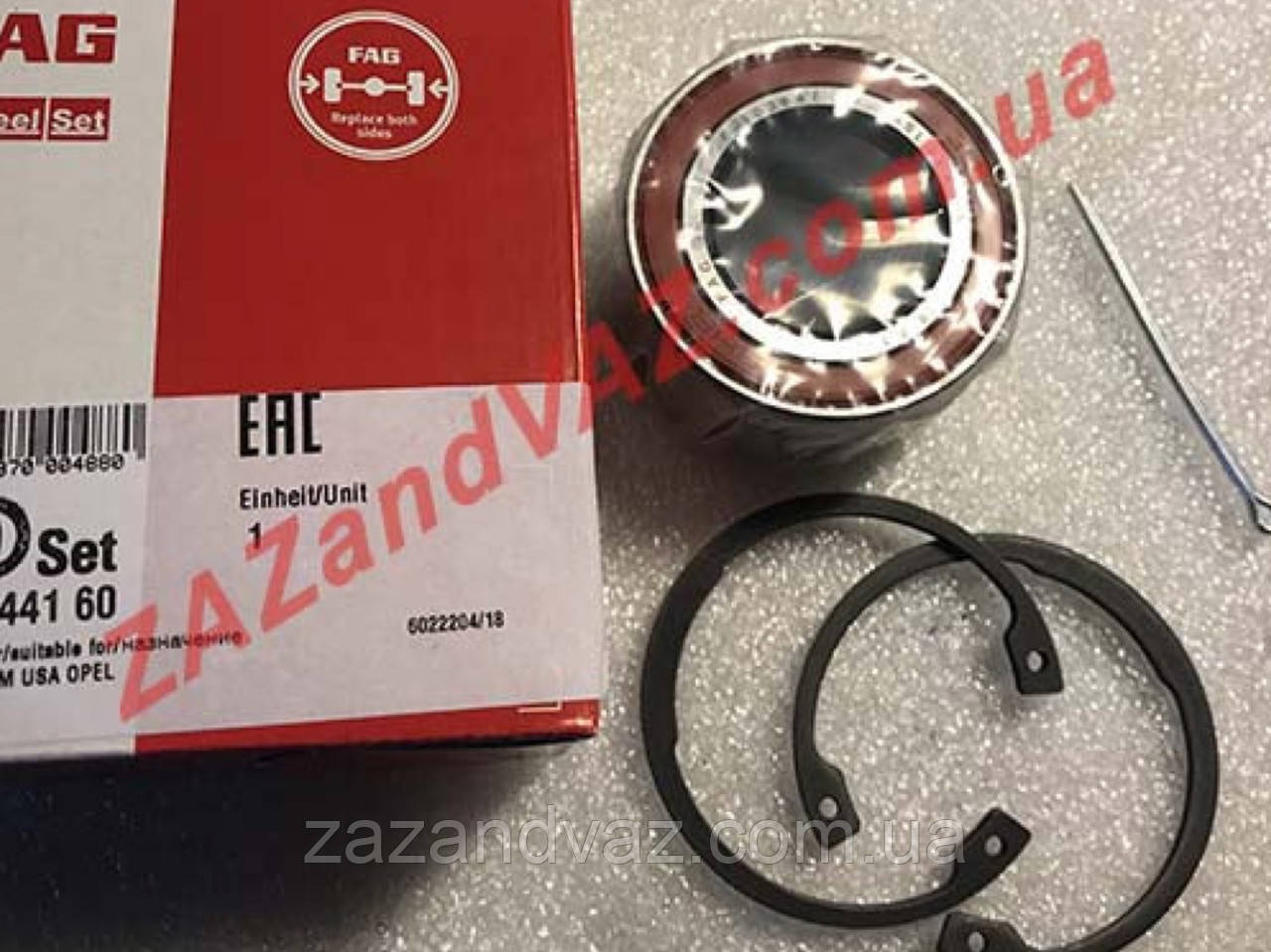 Підшипник передньої ступиці ВАЗ 2108-21099 2110-2112 FAG оригінал 713644160