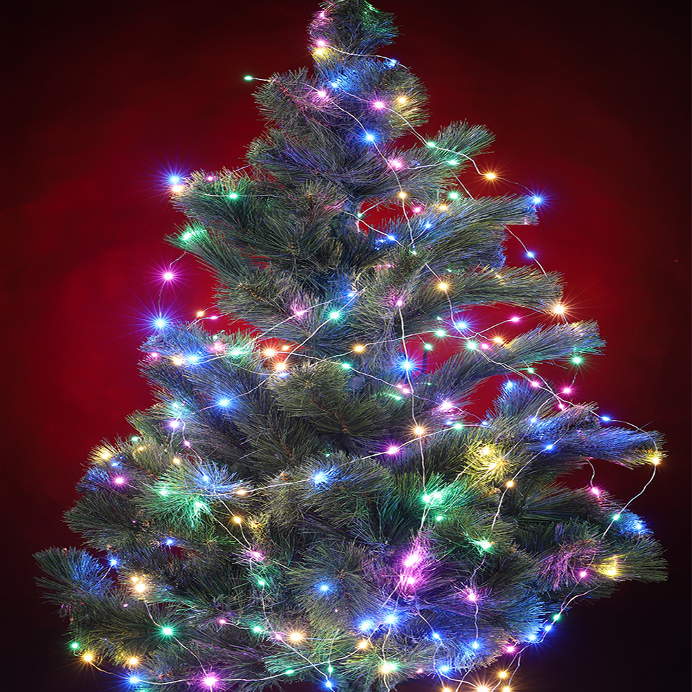 Гірлянда новорічна на мідному дроті Xmas Кінський хвіст 3 м Мультиколірний (7266)