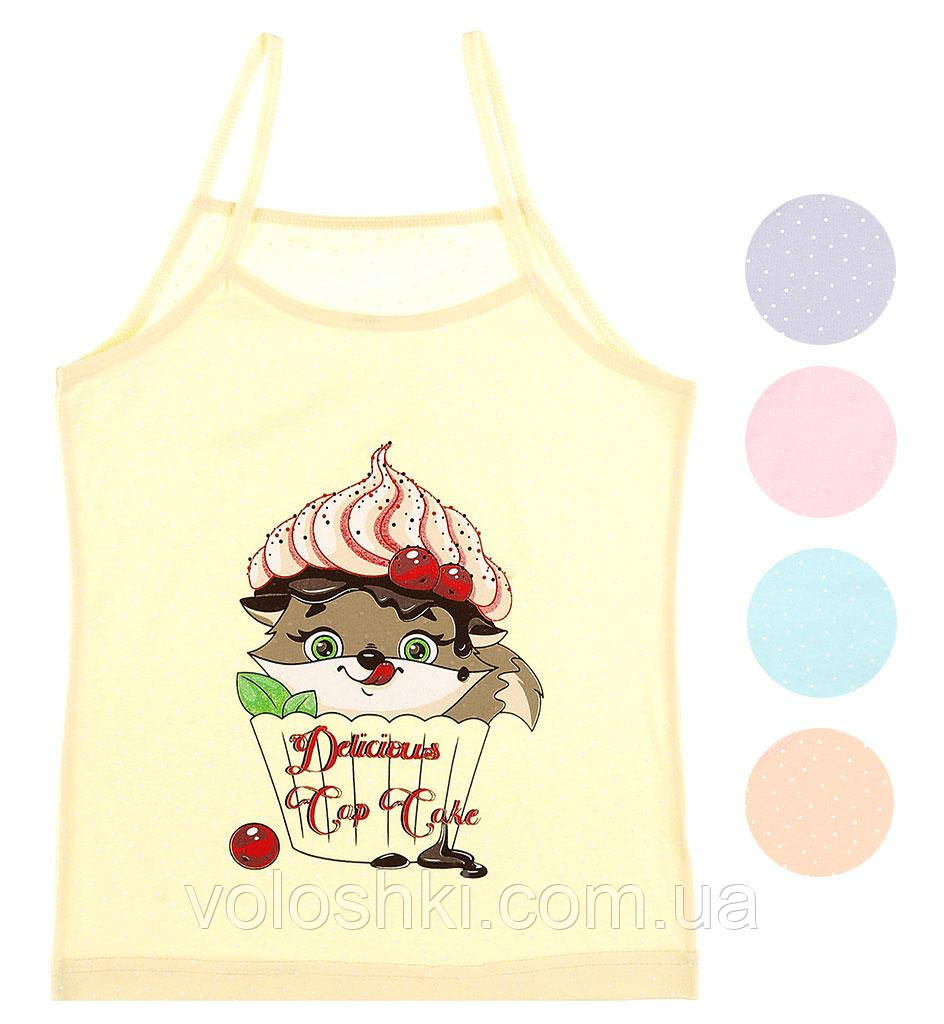 Майка для дівчинки, тонка бретель DONELLA, фото 1