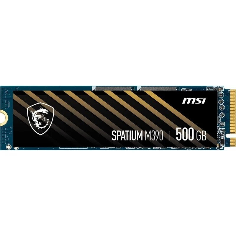 Накопитель SSD 500GB MSI Spatium M390 M.2 2280 PCIe 3.0 x4 NVMe 3D NAND TLC (S78-440K070-P83)