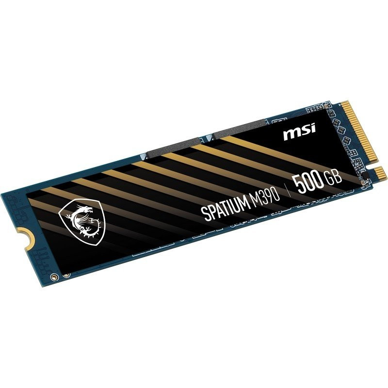 Накопитель SSD 500GB MSI Spatium M390 M.2 2280 PCIe 3.0 x4 NVMe 3D NAND TLC (S78-440K070-P83) - фото 2 - id-p1531298308