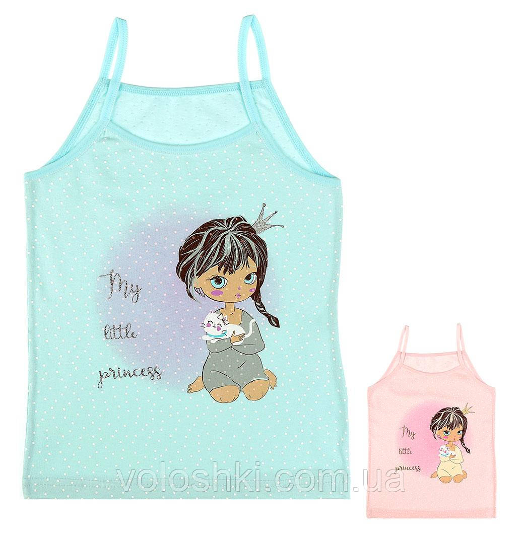 Майка для дівчинки, тонка бретель DONELLA, фото 1