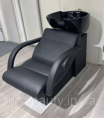 Мийка перукарська Чіп ВАН_F із Кріслом перукарські мийки для салону краси крісло мийка ЧОРНОЮ керамікою