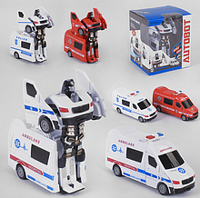 Іграшка Трансформер робот -поліцейська  машина  арт СХ1602