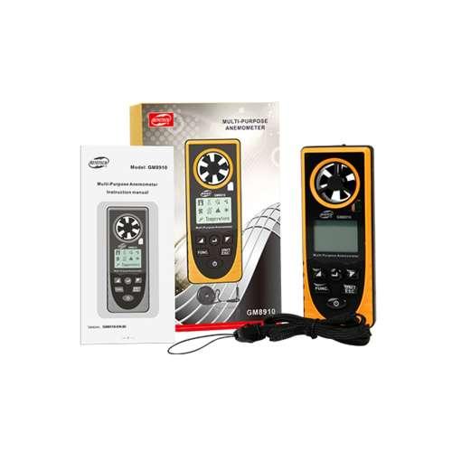 Багатофункціональний анемометр (0,7~30 м/с) Benetech GM8910, фото 1