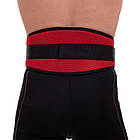 Пояс атлетичний посилений регульований Zelart FI-2634-95 ширина-16 см довжина-95 см червоний, фото 4