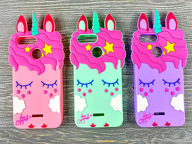 Гумовий 3D чохол на Xiaomi Redmi 6 (наредмі 6) (3 кольори)