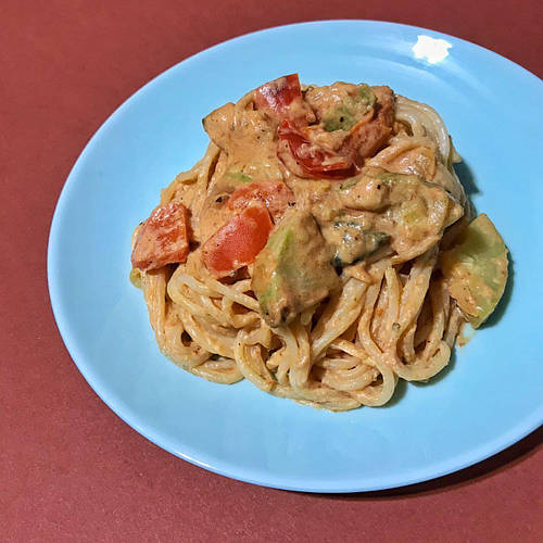 ОВОЧЕВА ПАСТА У ВЕРШКОВОМУ СОУСІ 🍝