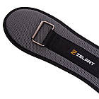 Пояс атлетичний посилений регульований Zelart FI-2634-105 ширина-16 см довжина-105 см сірий, фото 4