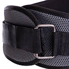 Пояс атлетичний посилений регульований Zelart FI-2634-105 ширина-16 см довжина-105 см сірий, фото 6