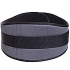 Пояс атлетичний посилений регульований Zelart FI-2634-105 ширина-16 см довжина-105 см сірий, фото 7