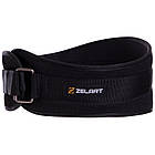 Пояс атлетичний посилений регульований Zelart FI-2634-115 ширина-16 см довжина-115 см чорний, фото 2