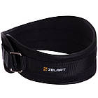 Пояс атлетичний посилений регульований Zelart FI-2634-115 ширина-16 см довжина-115 см чорний, фото 4