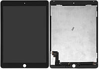 Дисплей модуль тачскрин iPad Air 2 черный оригинал переклеенное стекло