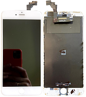 Дисплей модуль тачскрин iPhone 6 Plus белый оригинал переклеенное стекло