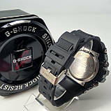 Удароміцний, вологозахищений, спортивний наручний годинник Casio G-Shock синього кольору металевий корпус, фото 4