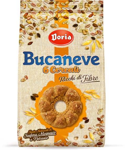 Doria Bucaneve (овес, ячмінь, рис, пшениця, спельта,гречка), 300г