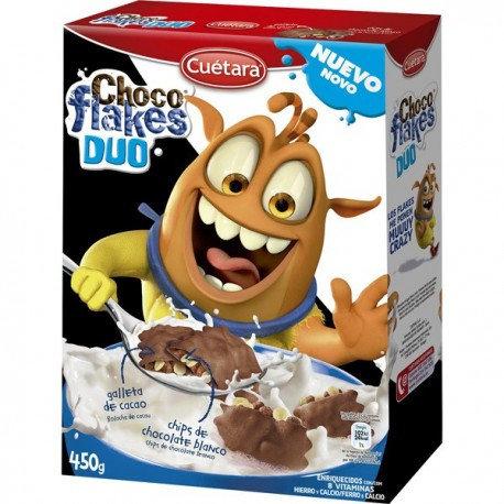 Сніданок Cuetara Choco Flakes Duo, 450г