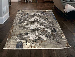 СУЧАСНИЙ КИЛИМ OPTIMUM LOW PM07А СИНІЙ З СІРИМ