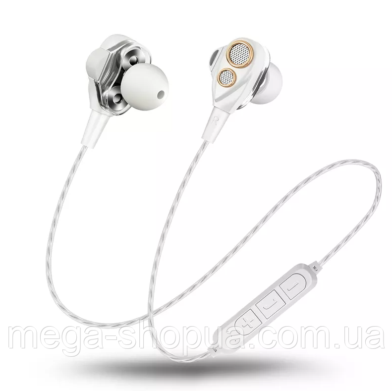 Бездротові вакуумні навушники та гарнітура Bluetooth блютуз Dual Dynamic Y1W MP3 плеєр