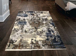 СУЧАСНІ КОВРИ OPTIMUM LOW PM03А СИНІЙ СЕРИМ